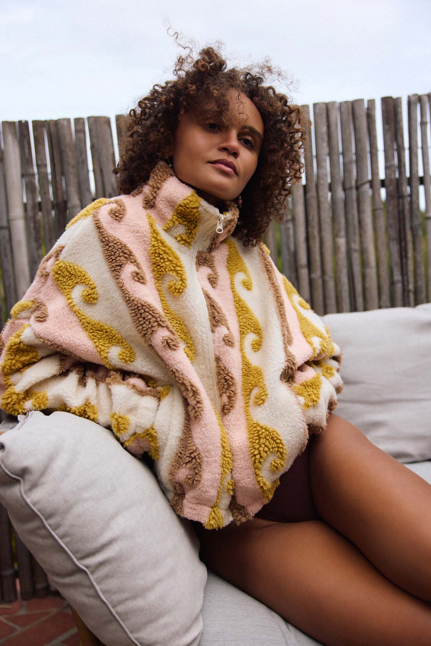 Cordin High Pile Jacket - Peach Light | O'Neill