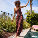 Rosalie Palm Stripe Pants