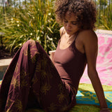 Rosalie Palm Stripe Pants