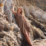 Saltwater Solids Rilee Printed Mini Cover-Up Dress