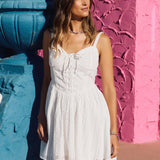 Camden Embroidered Mini Dress - White | O'Neill