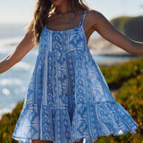 Saltwater Essentials Rilee Printed Mini Cover-Up Dress