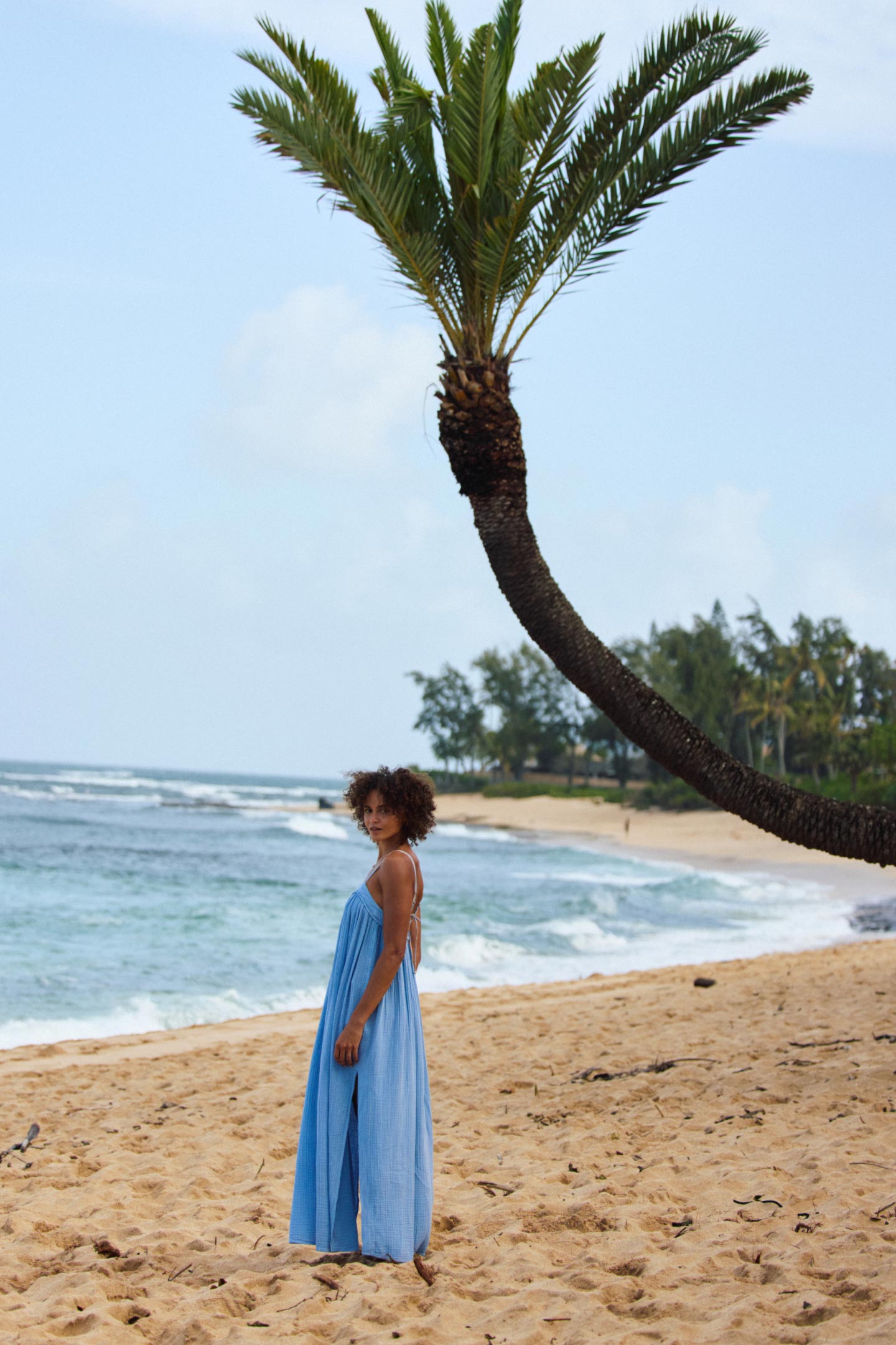 Saltwater Solids Sai Maxi Cover-Up Dress -  | O'Neill
