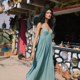 Saltwater Solids Mel Maxi Swim Cover-Up