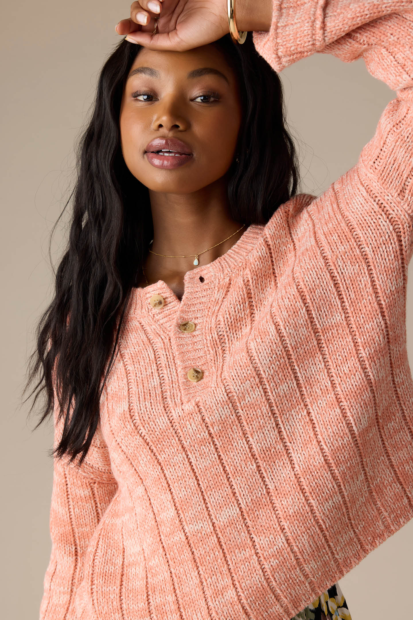 Oceanfront Long Sleeve Sweater - Canyon Clay | O'Neill