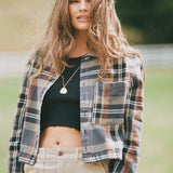 Roy Flannel Cropped Shirt