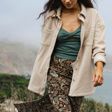 Rune Solid Superfleece Oversized Fit Shacket