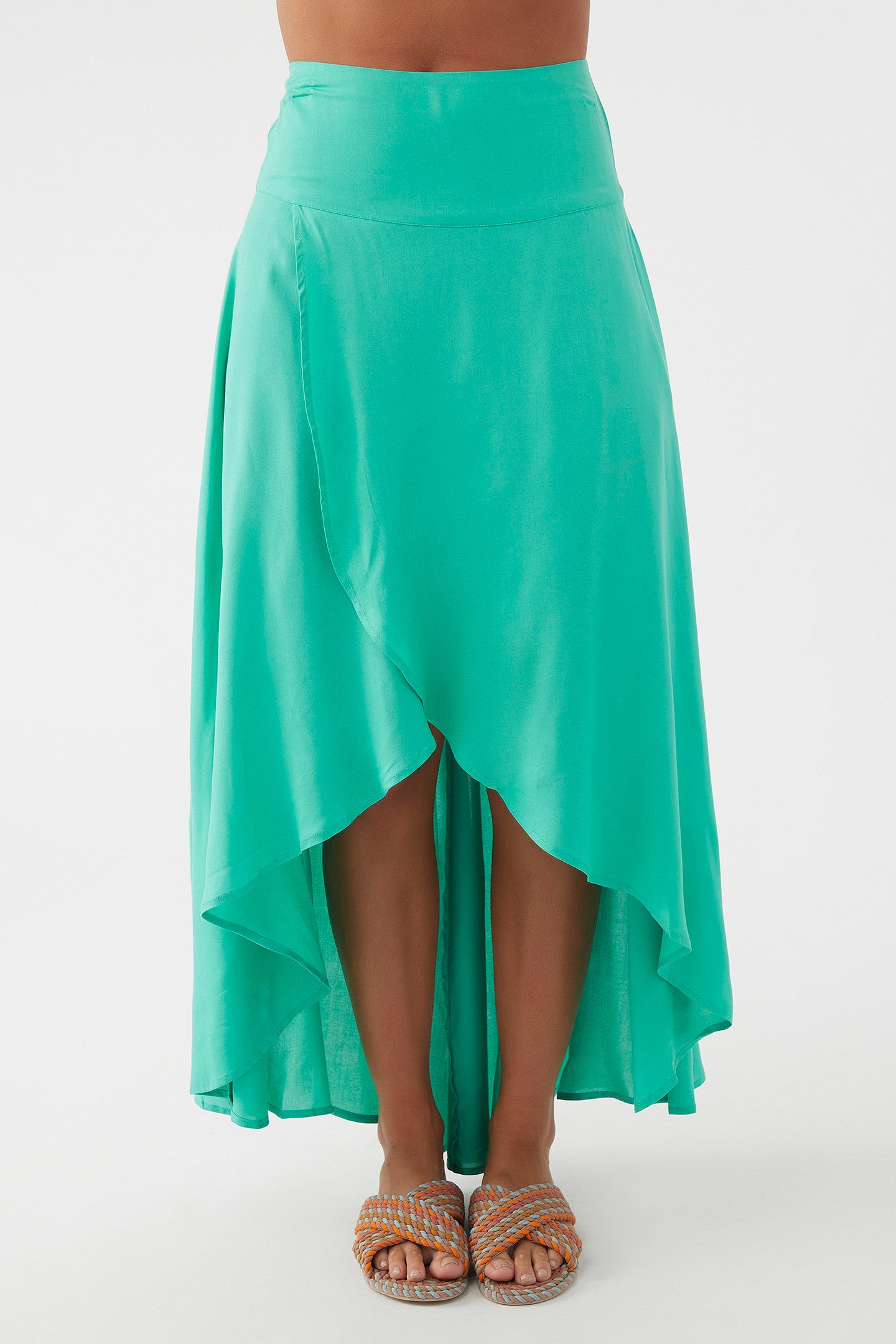 AMBROSIO HIGH-LOW MAXI SKIRT