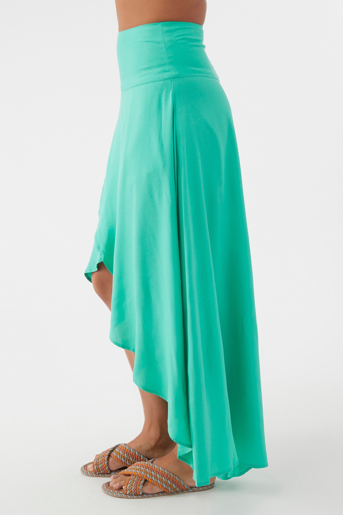 AMBROSIO HIGH-LOW MAXI SKIRT