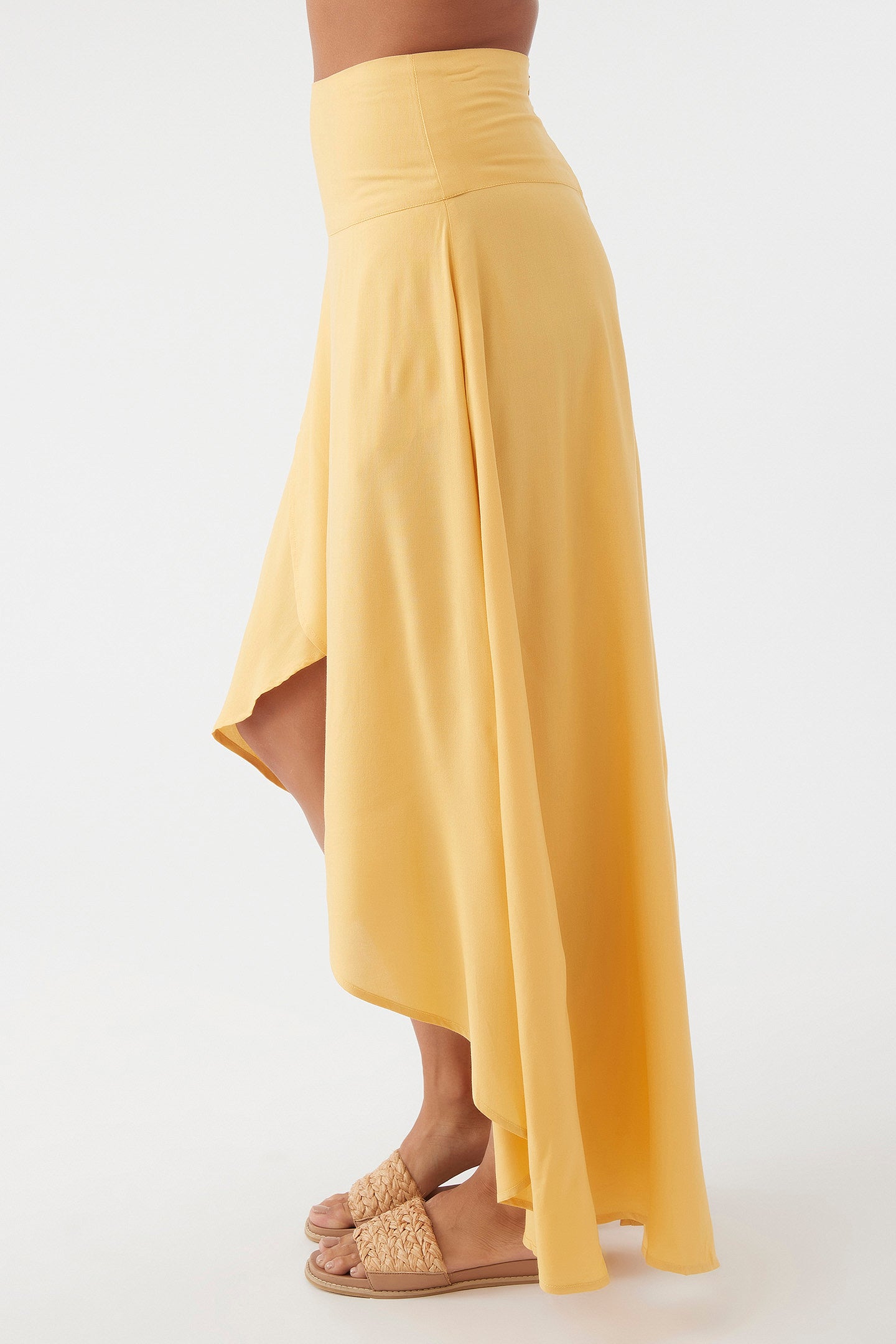 AMBROSIO HIGH-LOW MAXI SKIRT