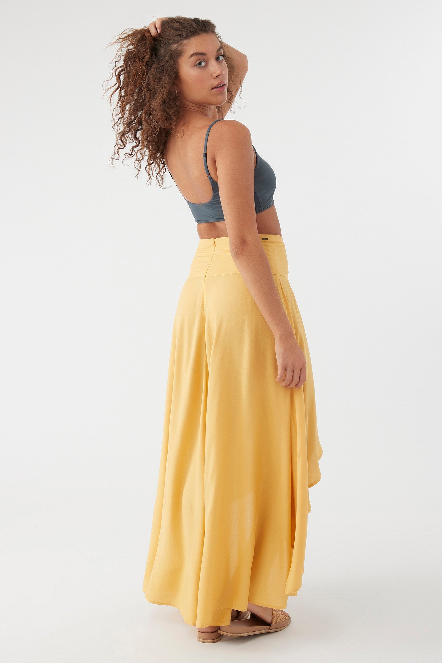 AMBROSIO HIGH-LOW MAXI SKIRT