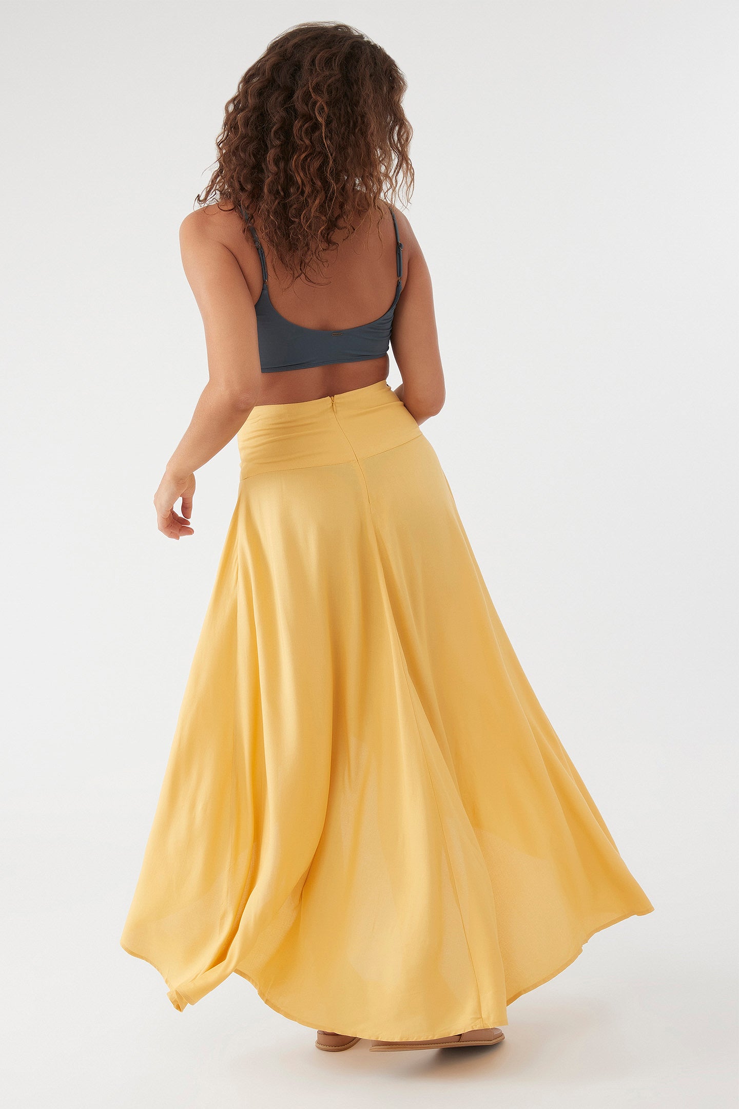 AMBROSIO HIGH-LOW MAXI SKIRT