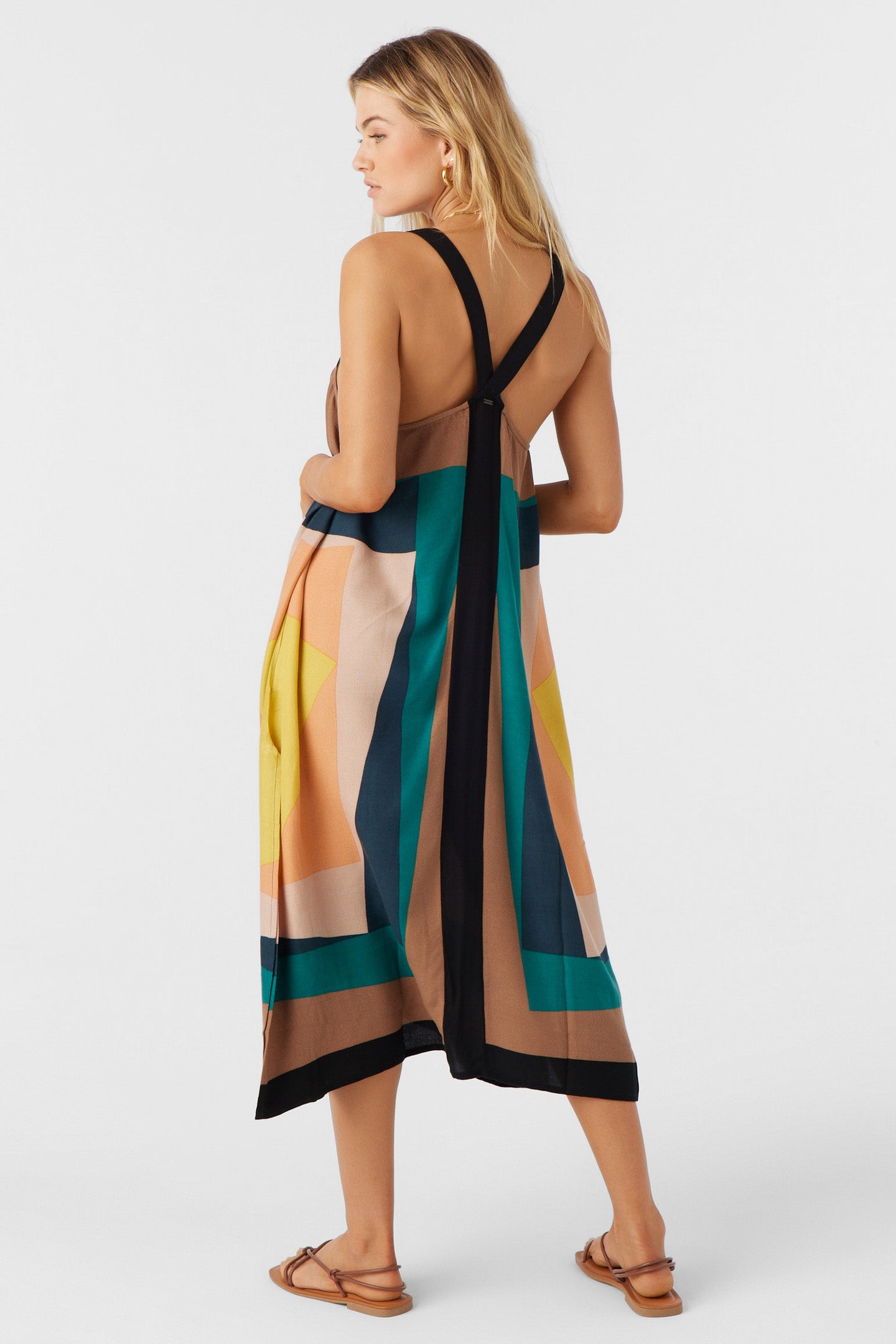 Miranda Midi Cover-Up Dress - Multi Colored