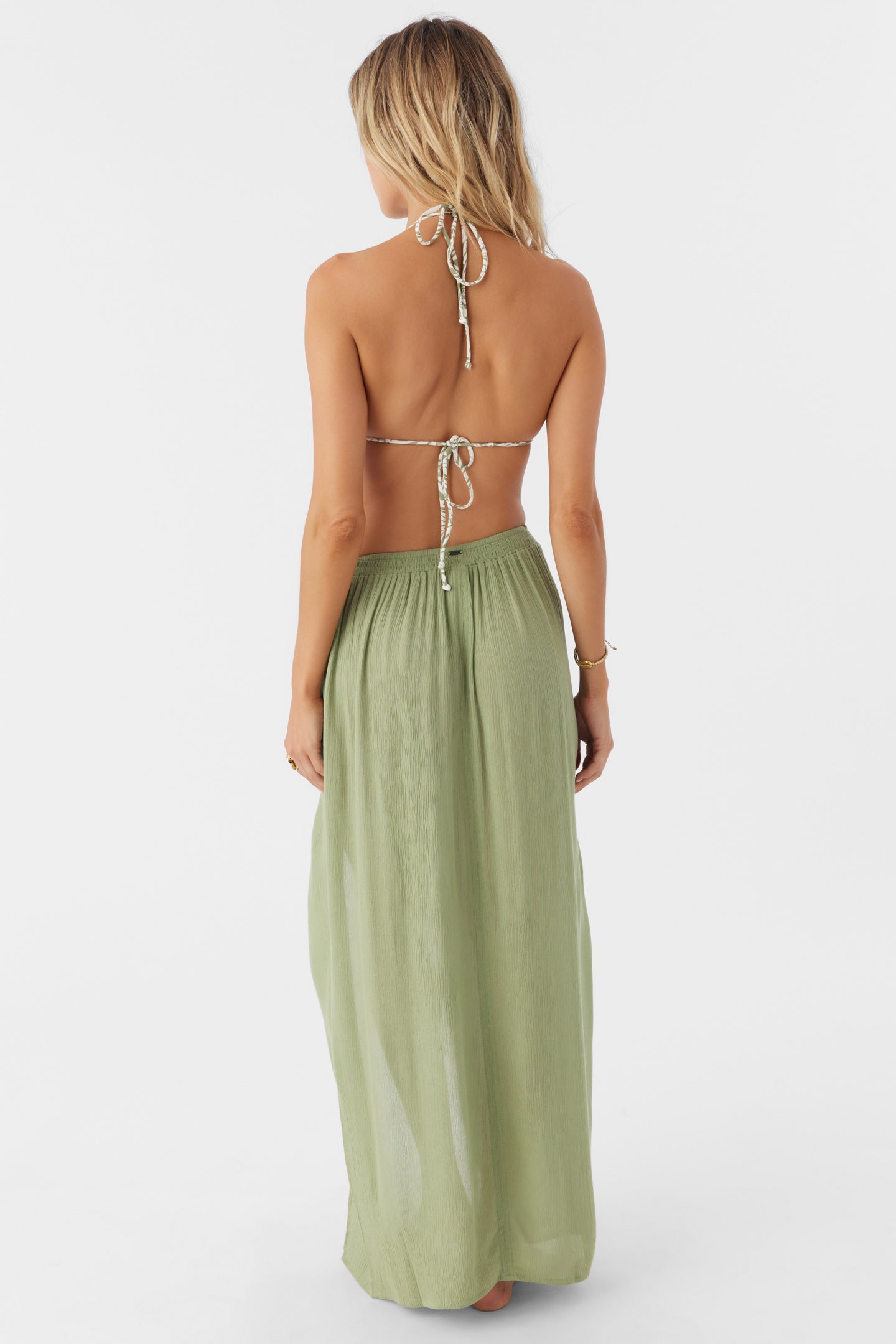 SALTWATER SOLIDS HANALEI MAXI SKIRT COVER-UP