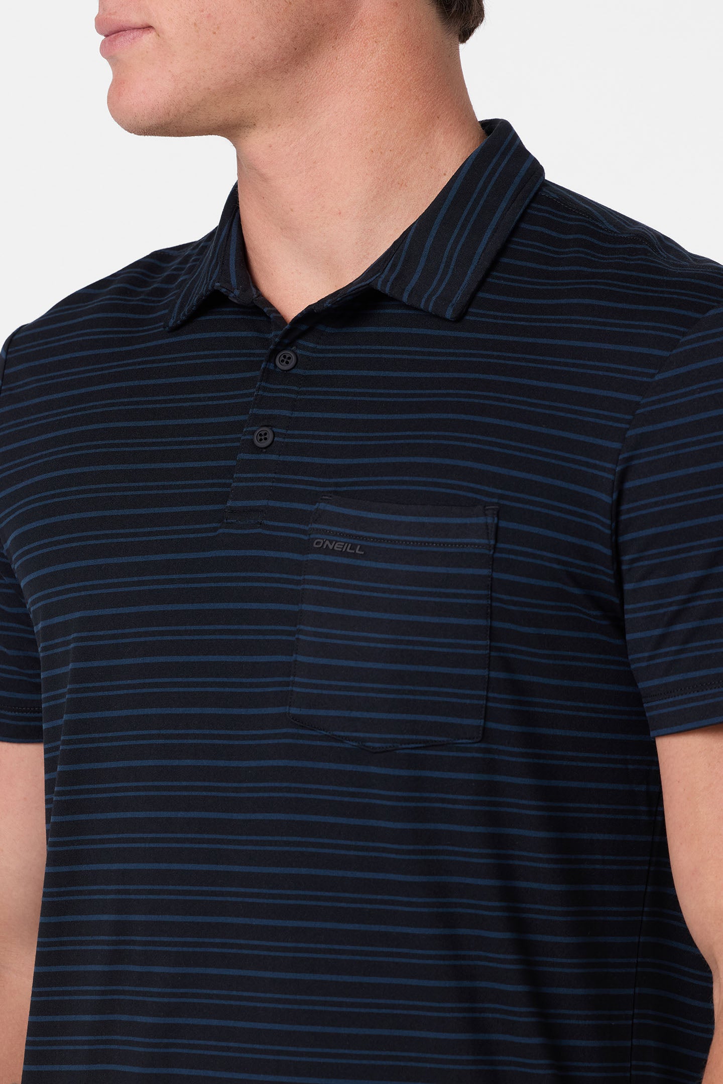 TRVLR UPF SS POLO BLACK 2 – O'Neill