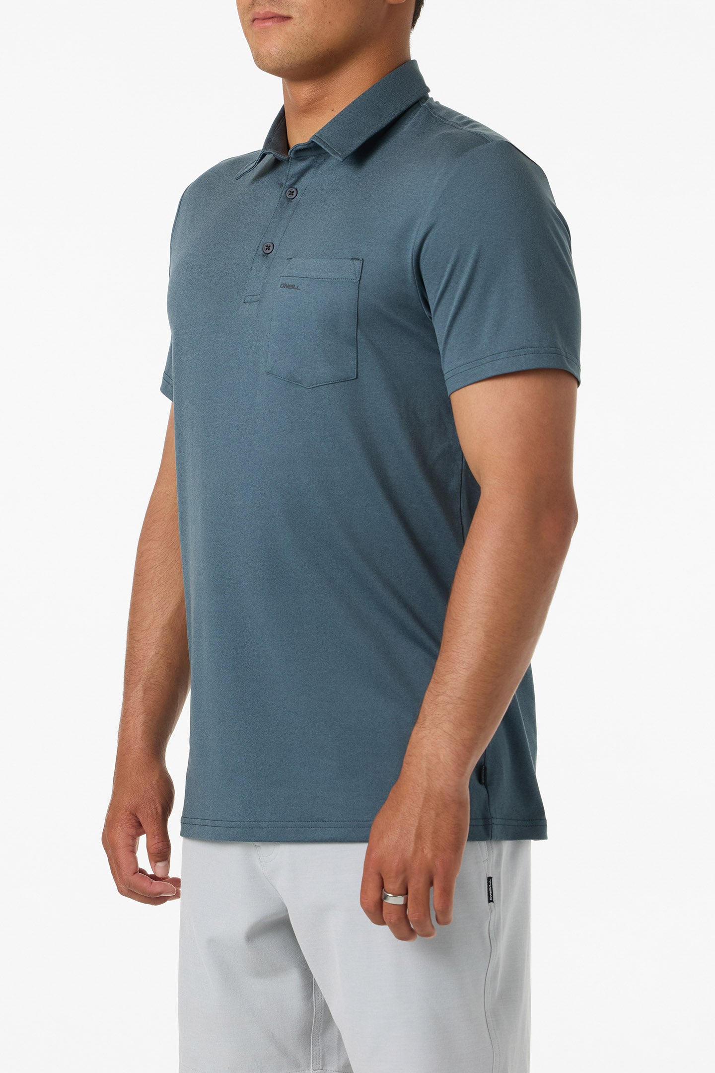 TRVLR UPF Polo - Htr Dk Slate | O'Neill