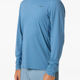 TRVLR UPF Elevated Hooded Long Sleeve Pullover - Captain'S Blue | O'Neill