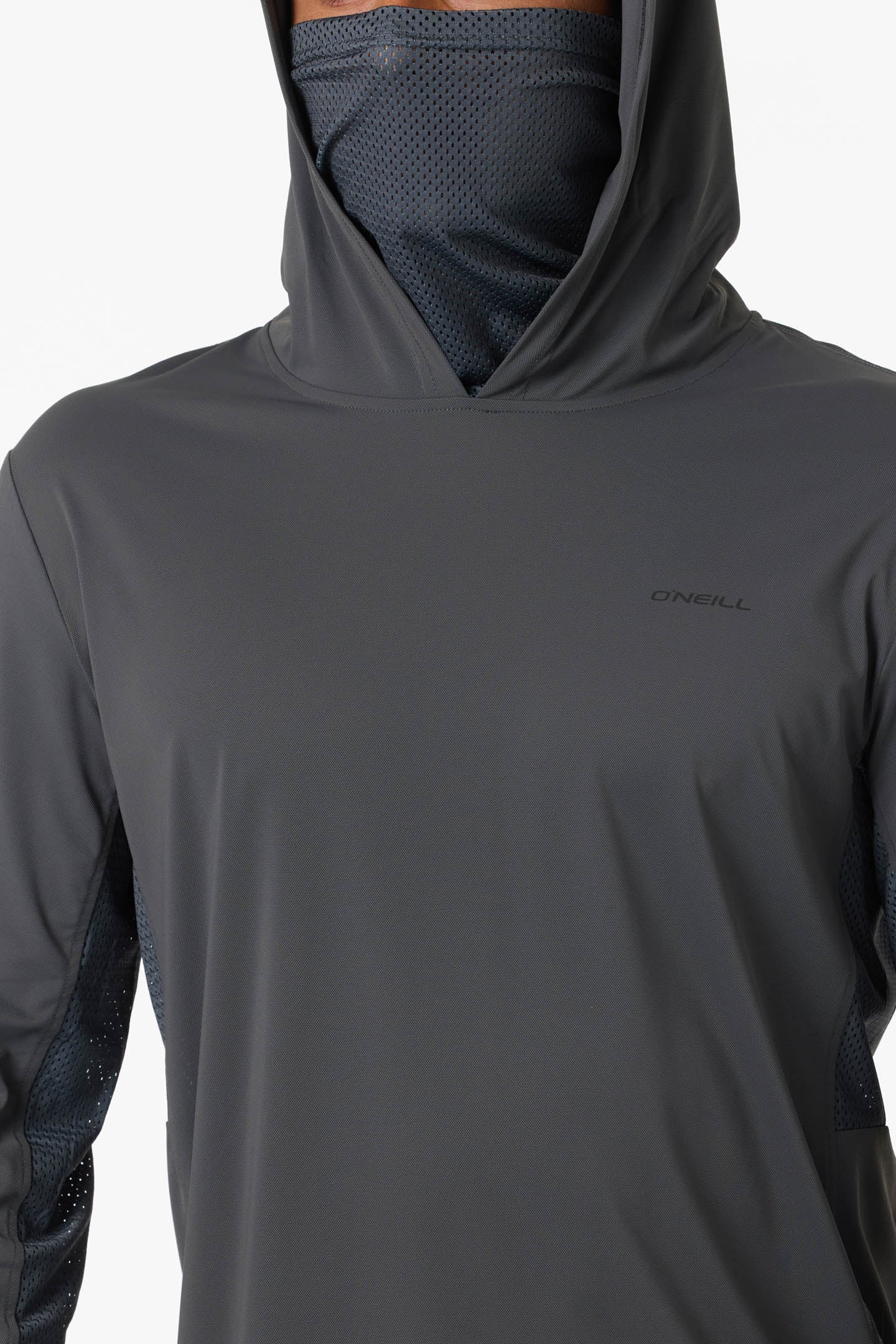 TRVLR Upf Elevated Hooded Ls Long Sleeve Upf - Dark Shadow | O'Neill
