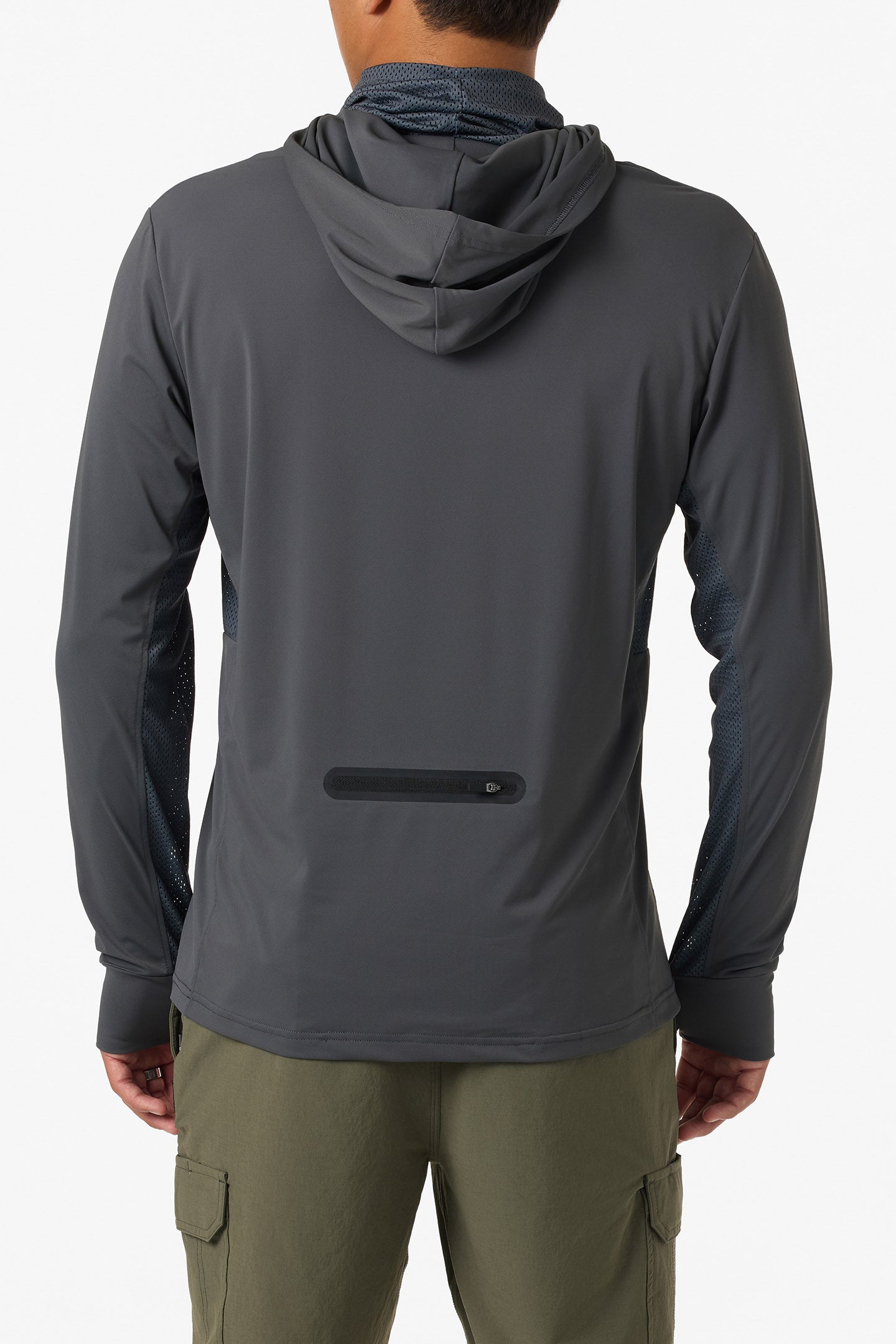 TRVLR Upf Elevated Hooded Ls Long Sleeve Upf - Dark Shadow | O'Neill