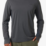 TRVLR UPF Elevated Hooded Long Sleeve Pullover - Dark Shadow | O'Neill