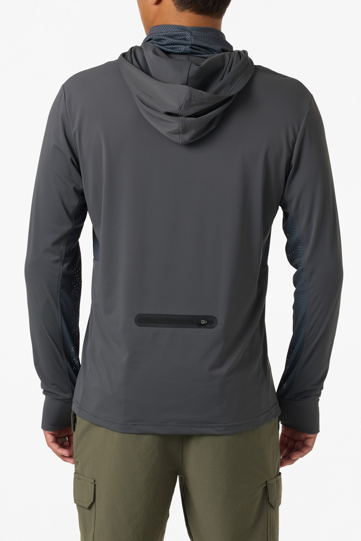 TRVLR Upf Elevated Hooded Ls Long Sleeve Upf - Dark Shadow | O'Neill