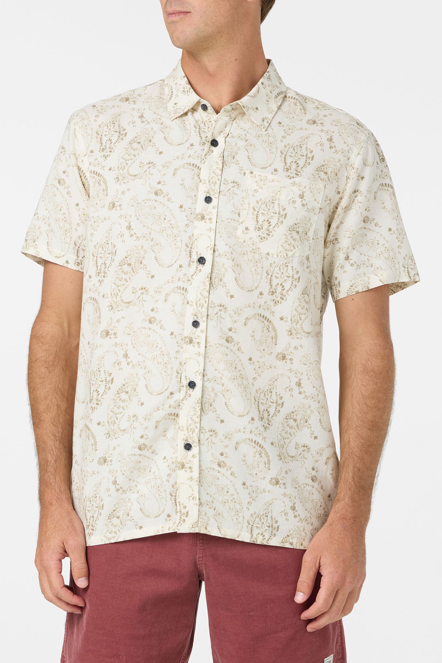 O'Riginals Print Standard Wvn Shirt Standard Fit Shirt - Tofu | O
