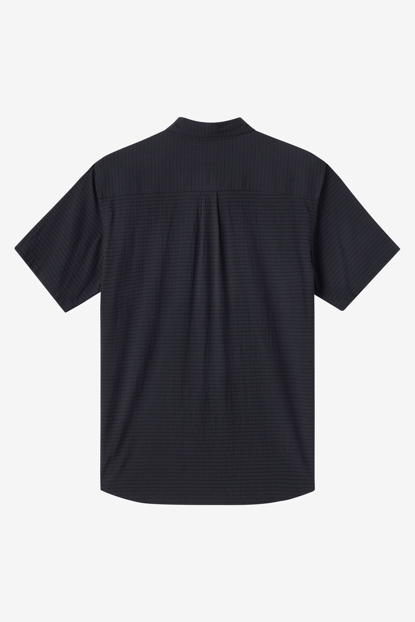 TRVLR Perforated Standard Woven Shirt Standard Fit Shirt - Black
