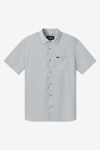 TRVLR Perforated Standard Woven Shirt Standard Fit Shirt - High