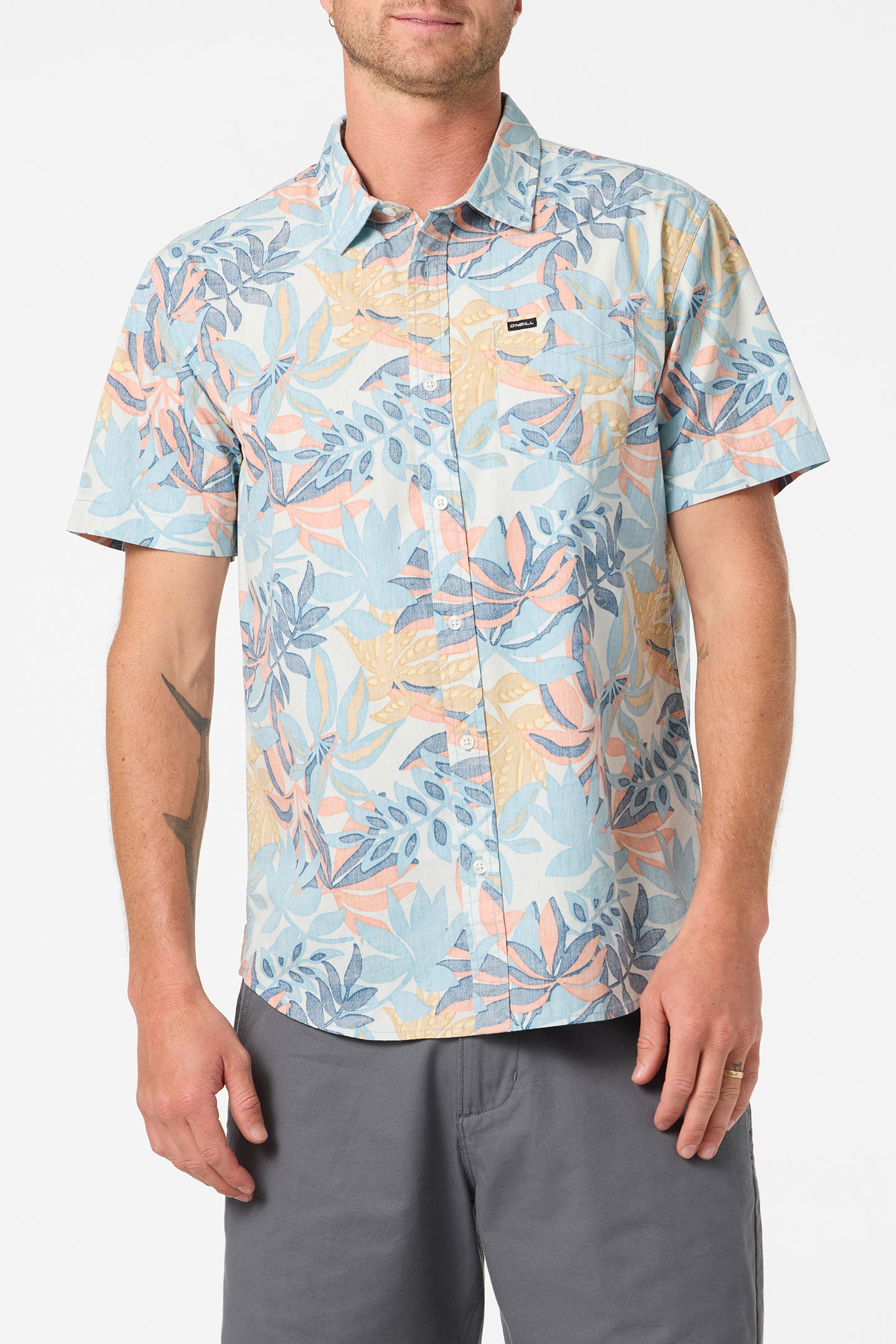 Terrace Standard Woven Shirt Standard Fit Shirt - Baby Blue | O'Neill