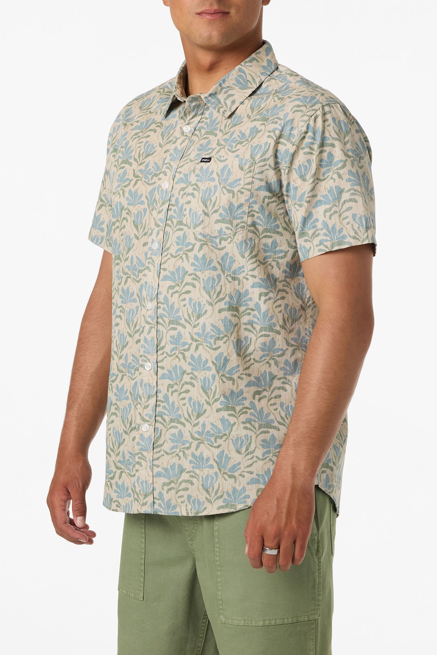 Terrace Standard Woven Shirt Standard Fit Shirt - Lt Khaki | O'Neill