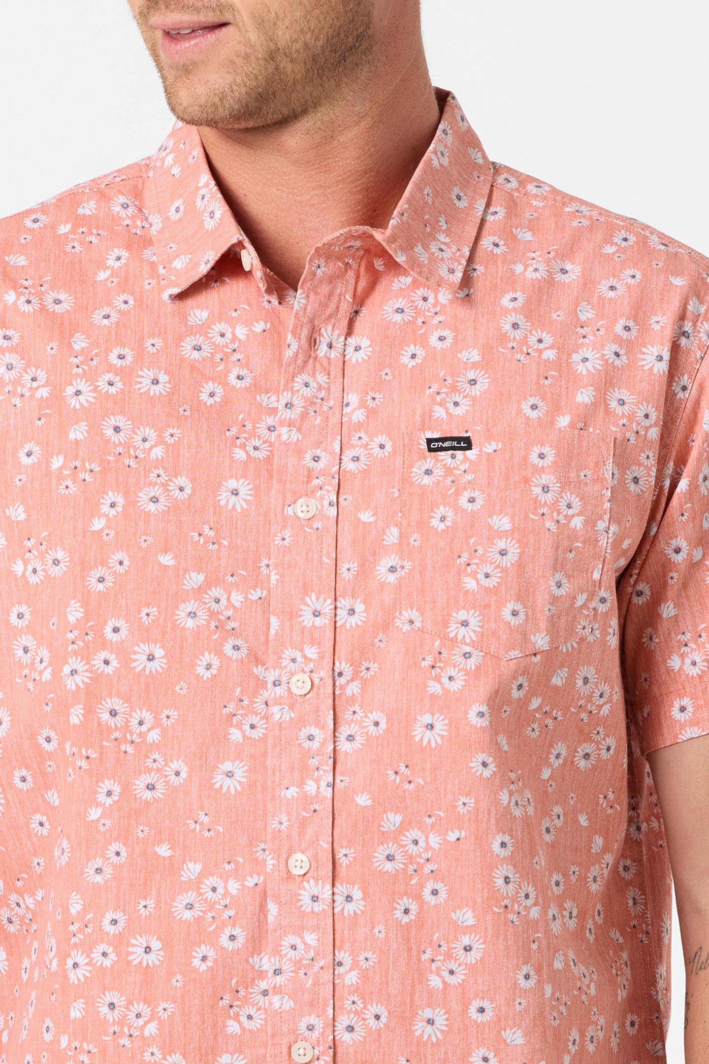 Terrace Standard Woven Shirt Standard Fit Shirt - Langoustino | O