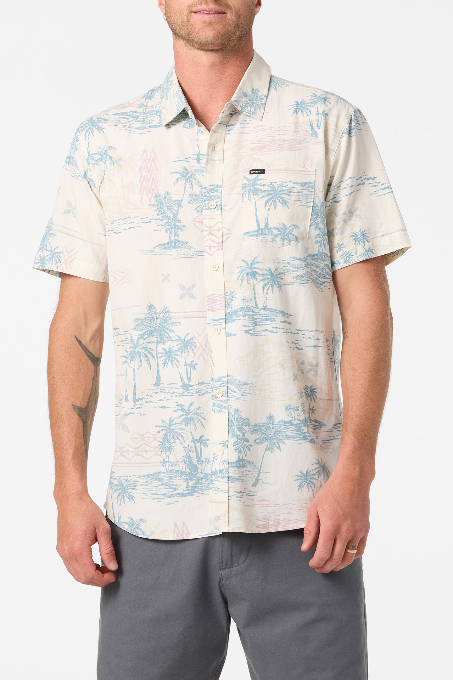 Oasis Standard Woven Shirt Standard Fit Shirt - Cream | O'Neill