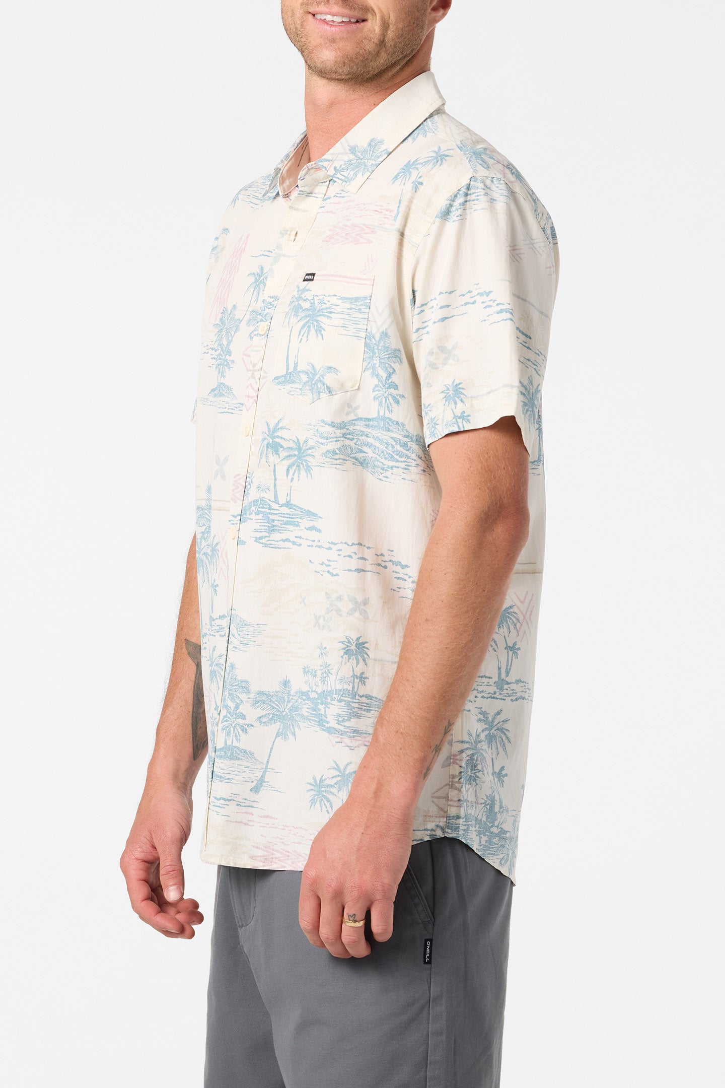 Oasis Standard Woven Shirt Standard Fit Shirt - Cream | O'Neill