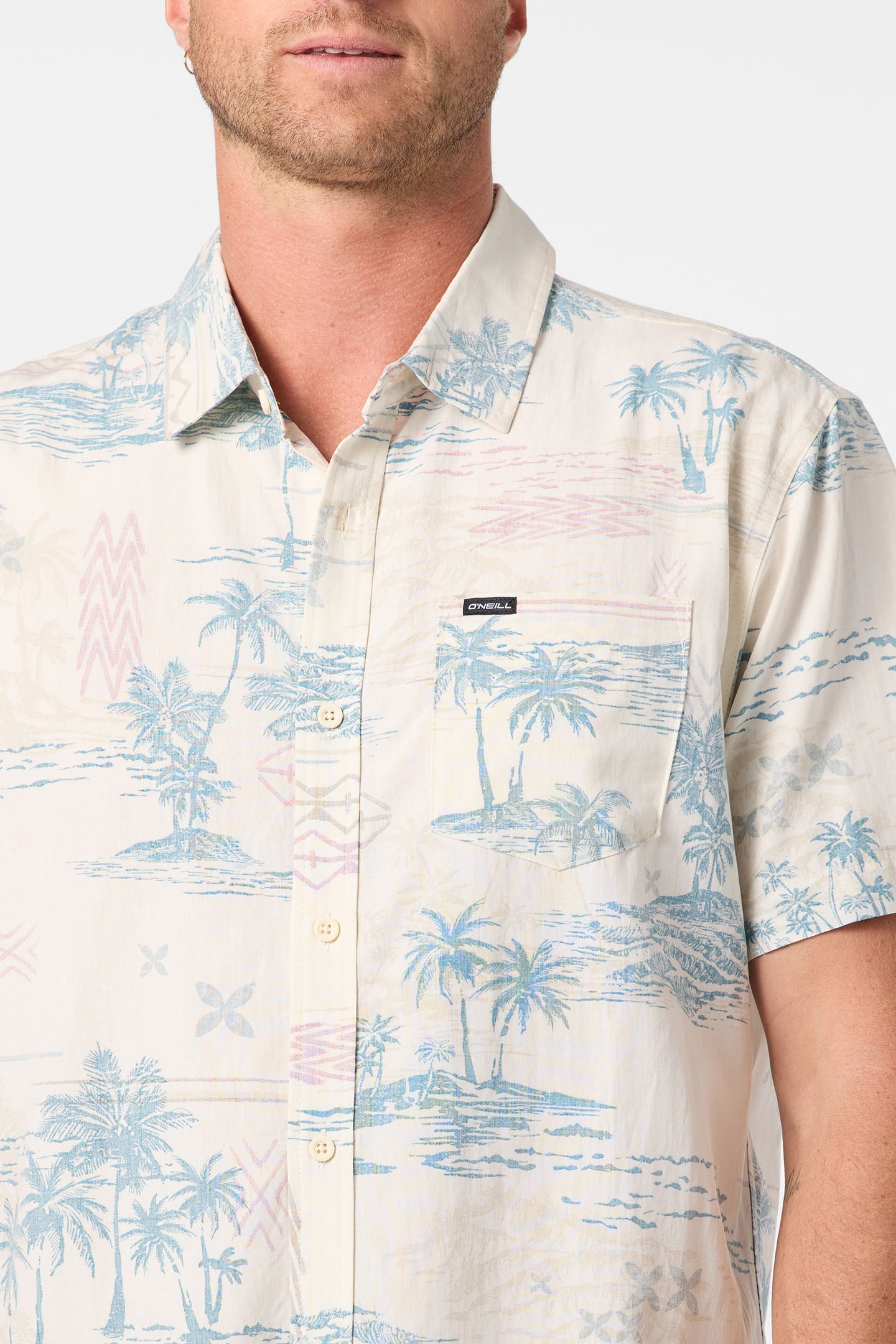 Oasis Standard Woven Shirt Standard Fit Shirt - Cream | O'Neill