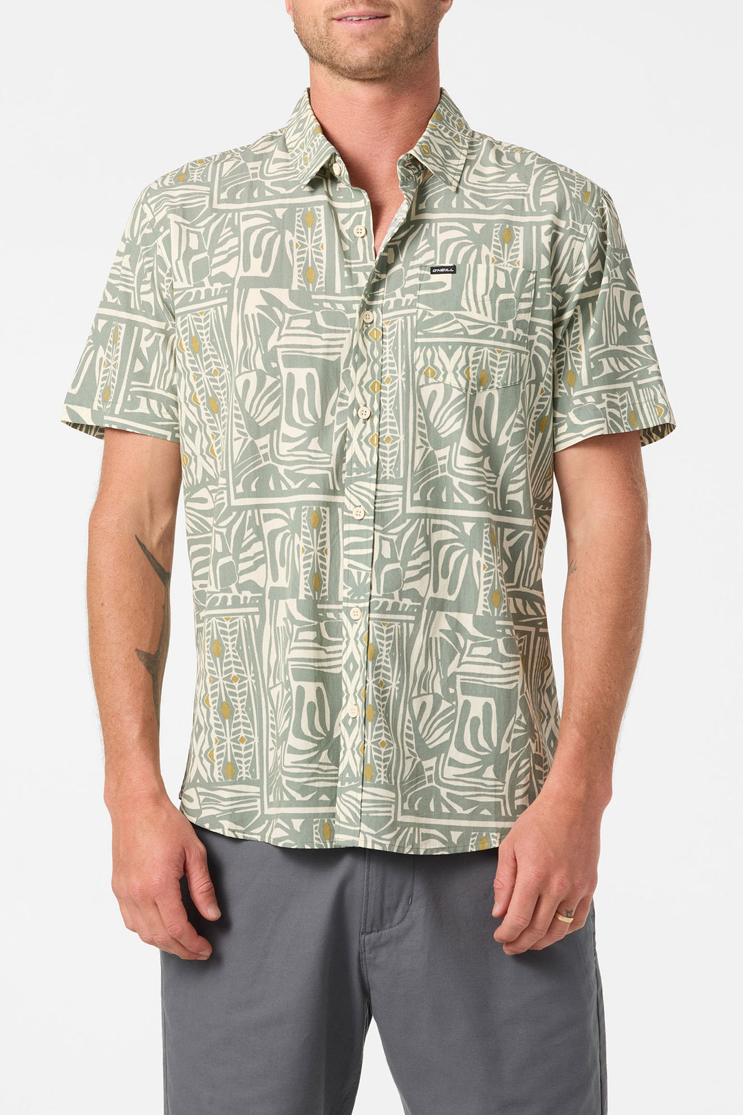 Oasis Standard Woven Shirt Standard Fit Shirt - Sage | O'Neill