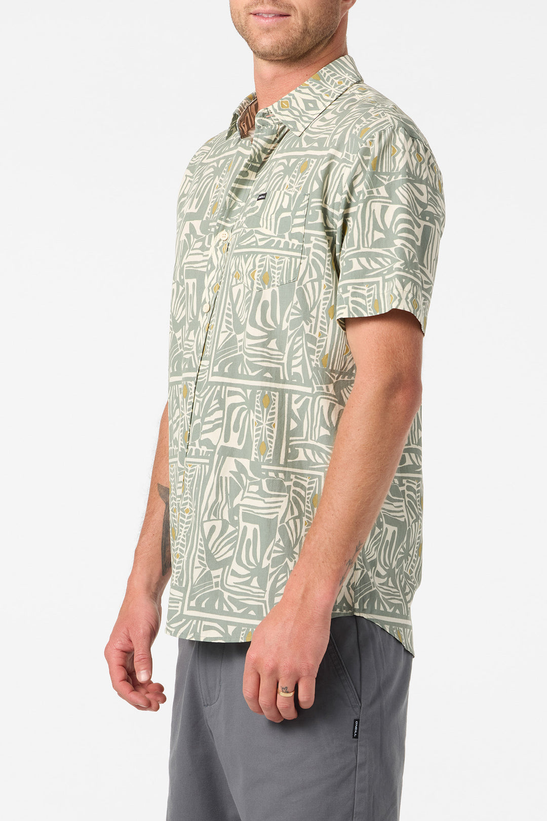 Oasis Standard Woven Shirt Standard Fit Shirt - Sage | O'Neill