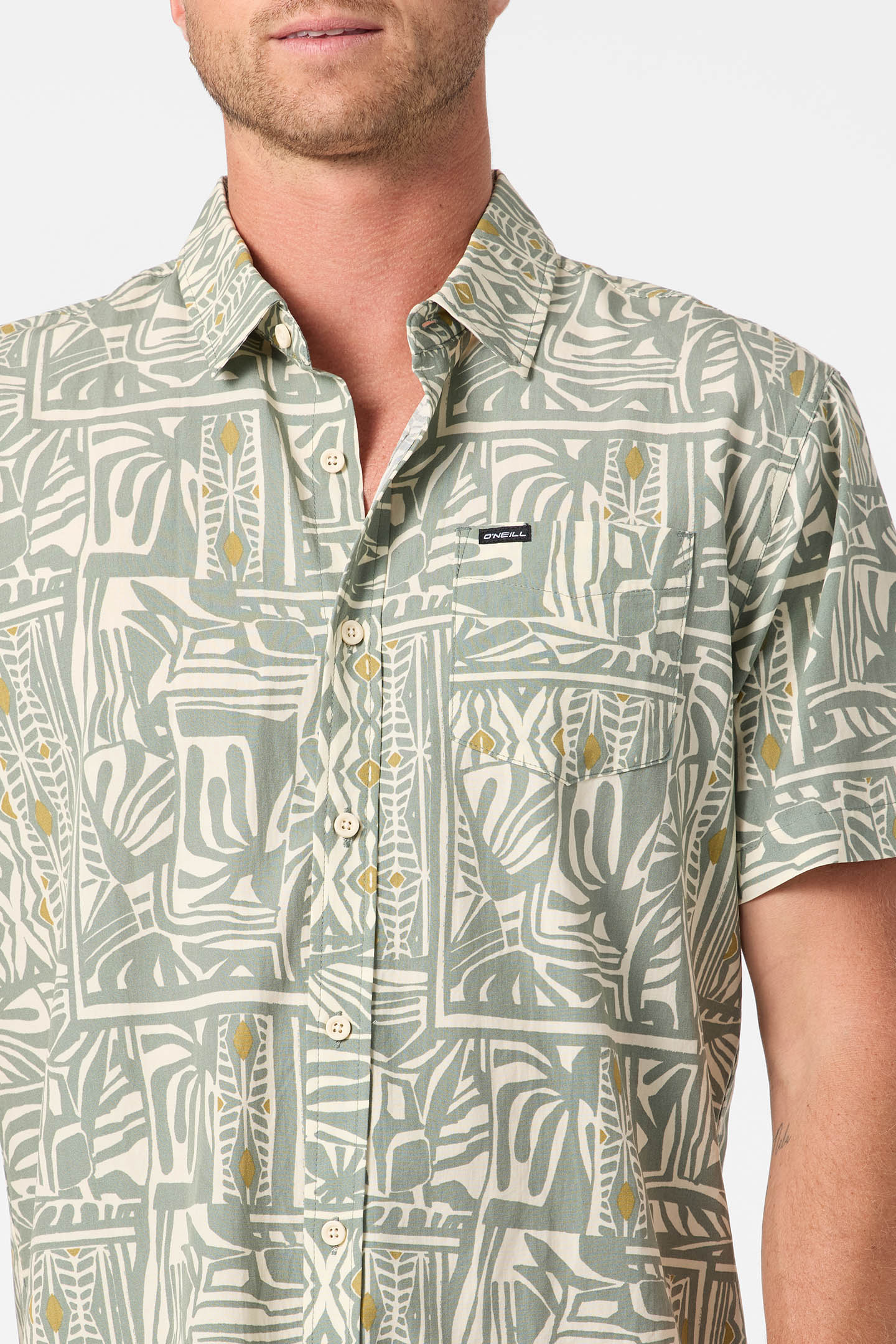 Oasis Standard Woven Shirt Standard Fit Shirt - Sage | O'Neill