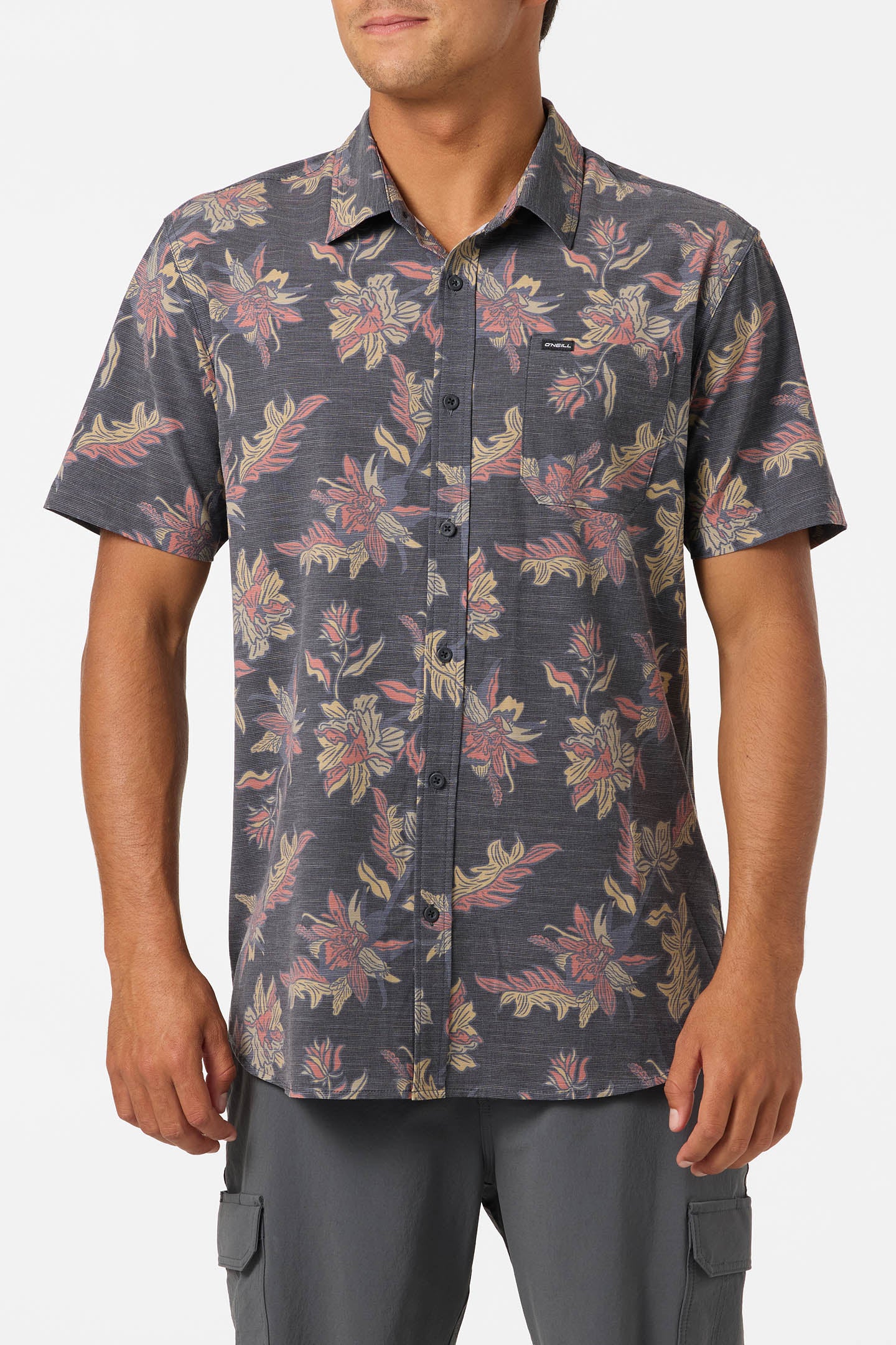 Upf Slub Standard Wvn Shirt Standard Fit Shirt - Black | O'Neill