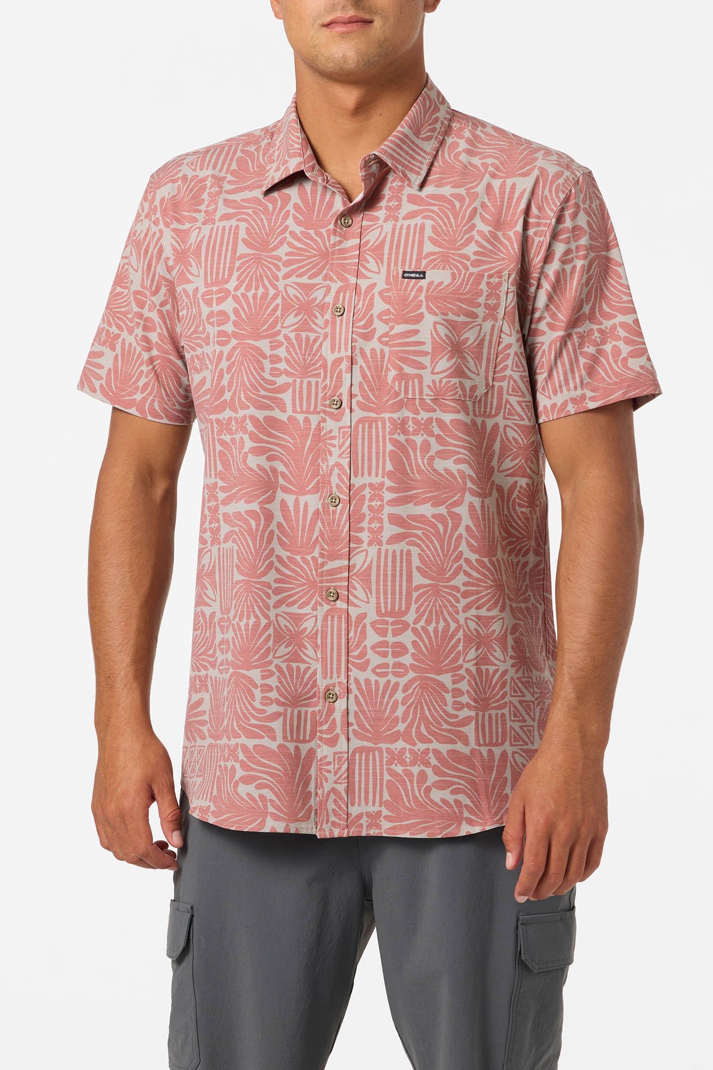 Upf Slub Standard Wvn Shirt Standard Fit Shirt - Khaki | O'Neill