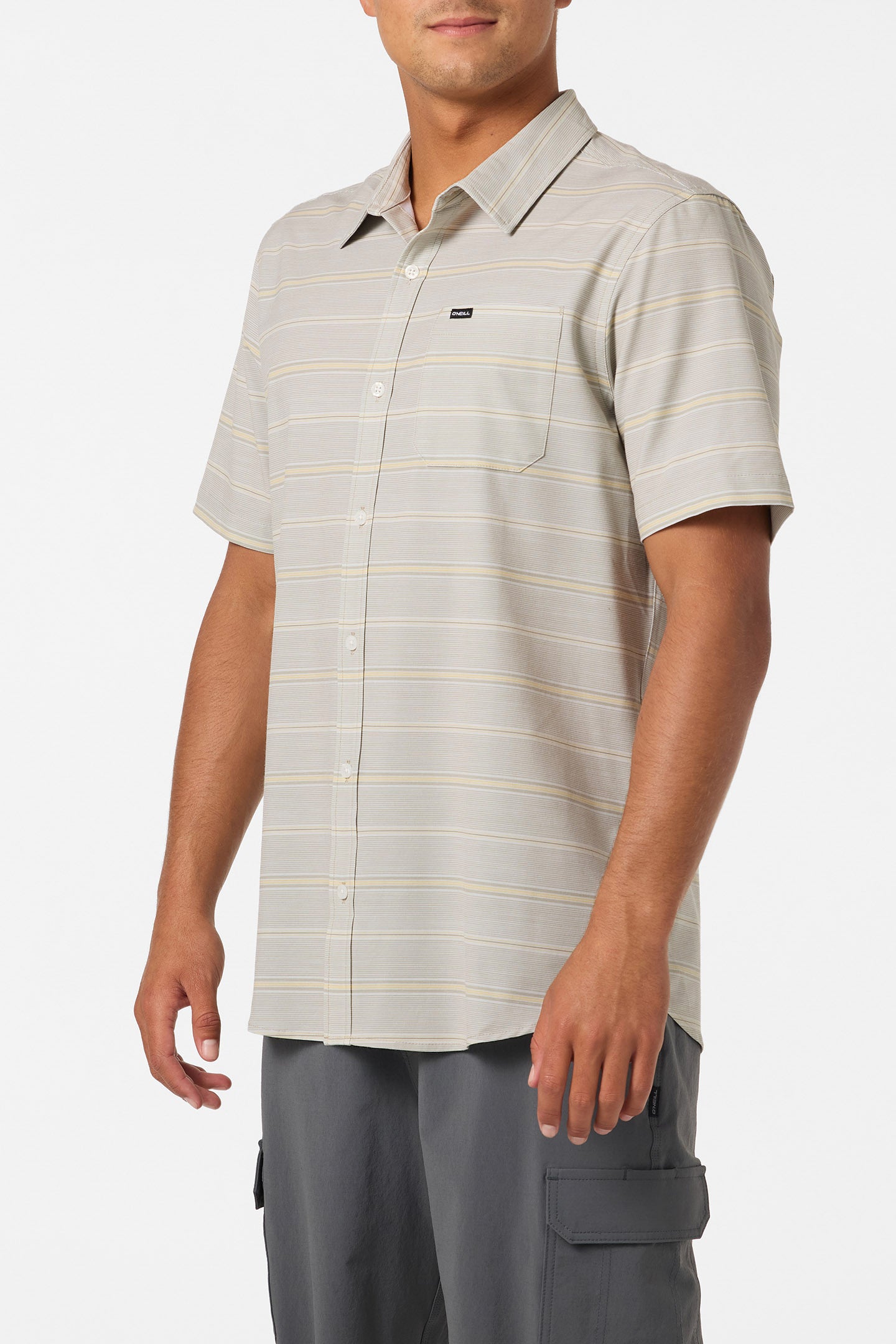 Upf Slub Relaxed Wvn Shirt Relaxed Fit Shirt - Lt Khaki | O'Neill