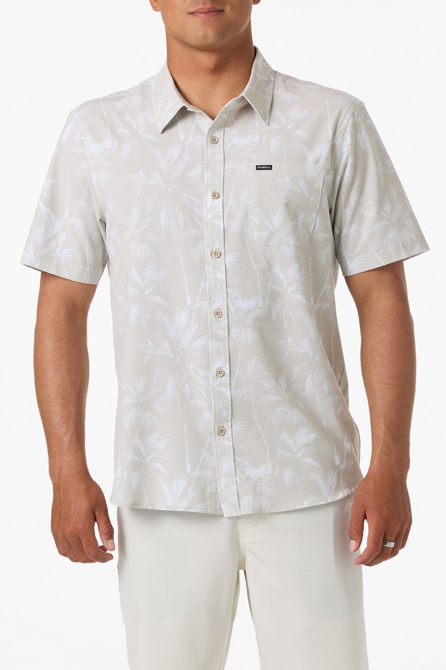 Upf Slub Relaxed Wvn Shirt Relaxed Fit Shirt - Lgt Khaki2 | O'Neill