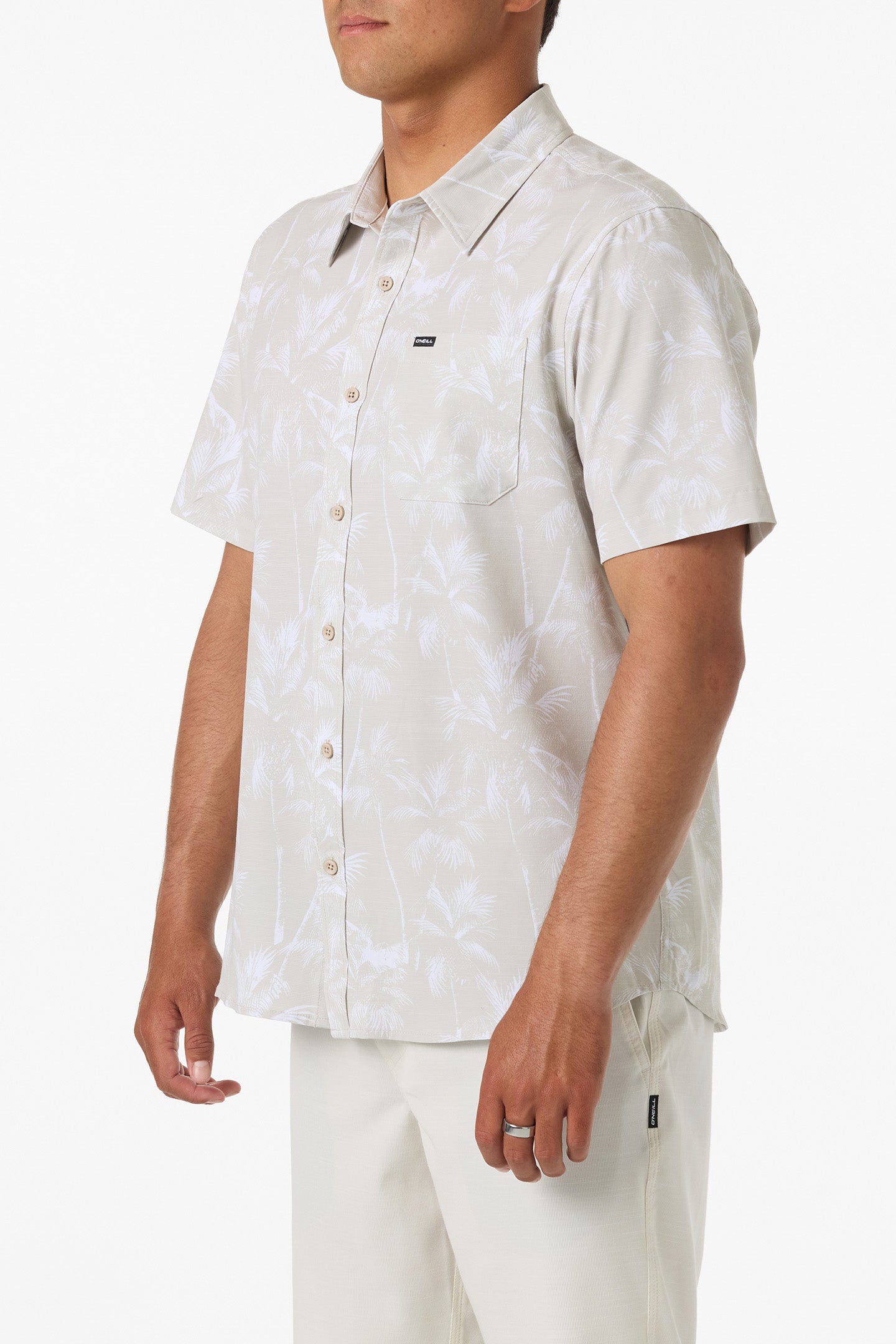 Upf Slub Relaxed Wvn Shirt Relaxed Fit Shirt - Lgt Khaki2 | O'Neill