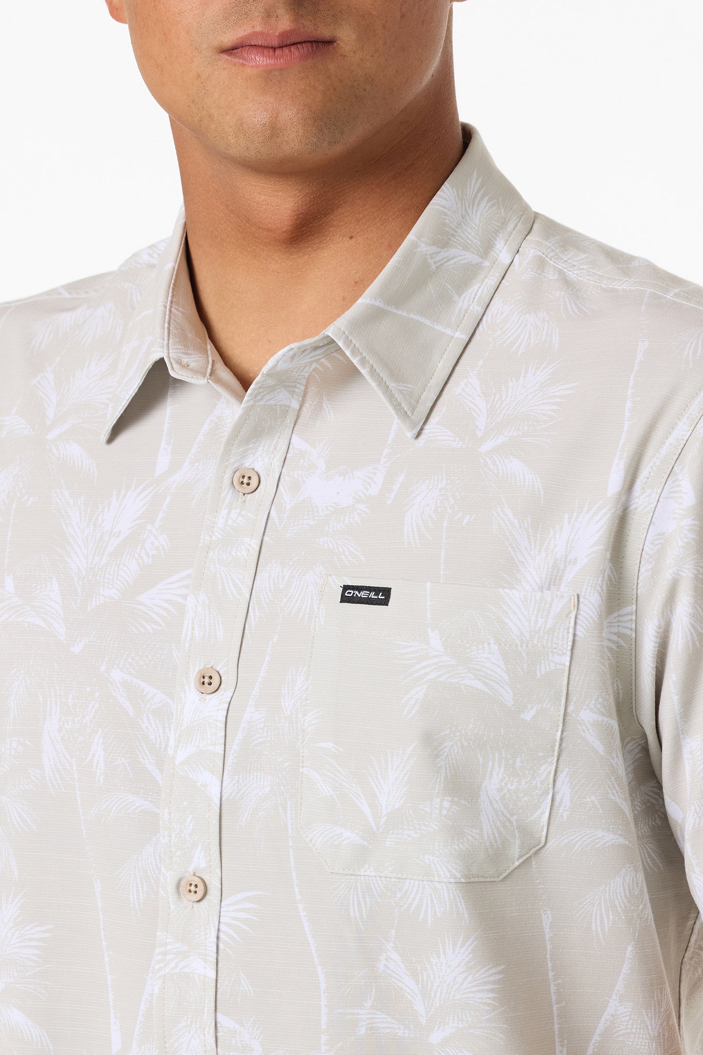 UPF Slub Relaxed Fit Shirt - Lgt Khaki2 | O'Neill