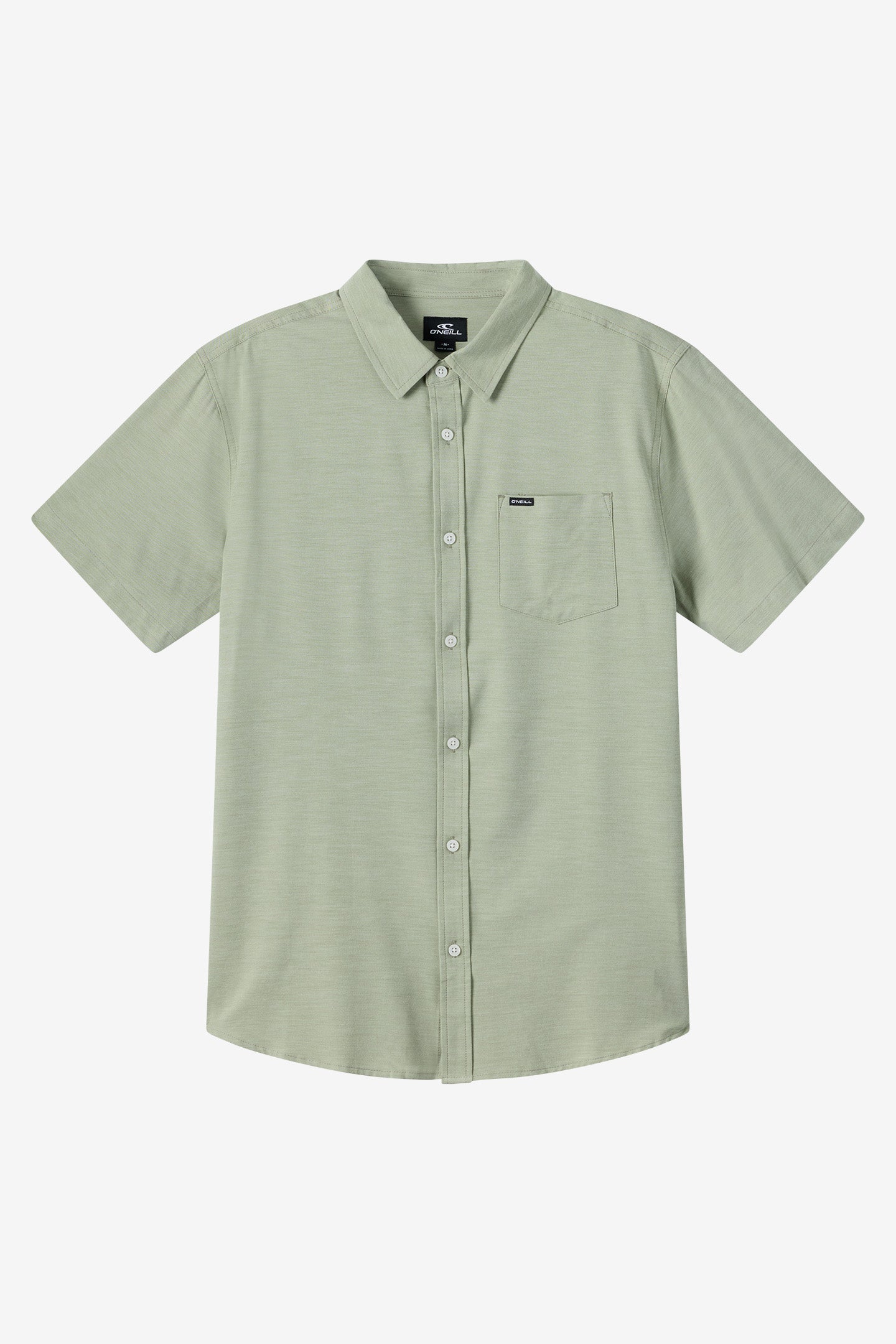 【新品未使用】everyone check button down shirt Boy's Light Check Standard Woven Shirt Button - Oil Green | O'Neill