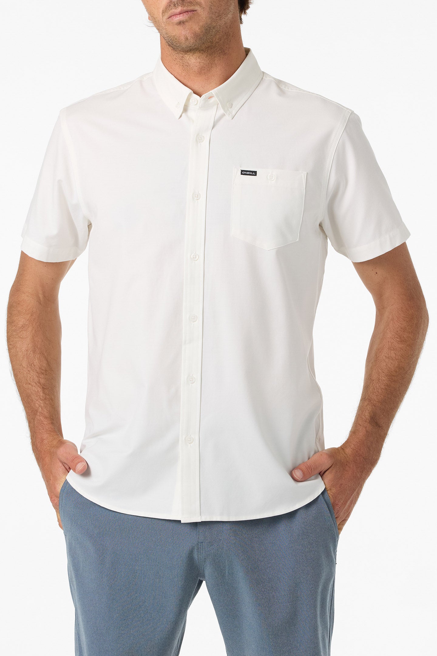 Light Check Standard Shirt Standard Fit Shirt - White | O'Neill