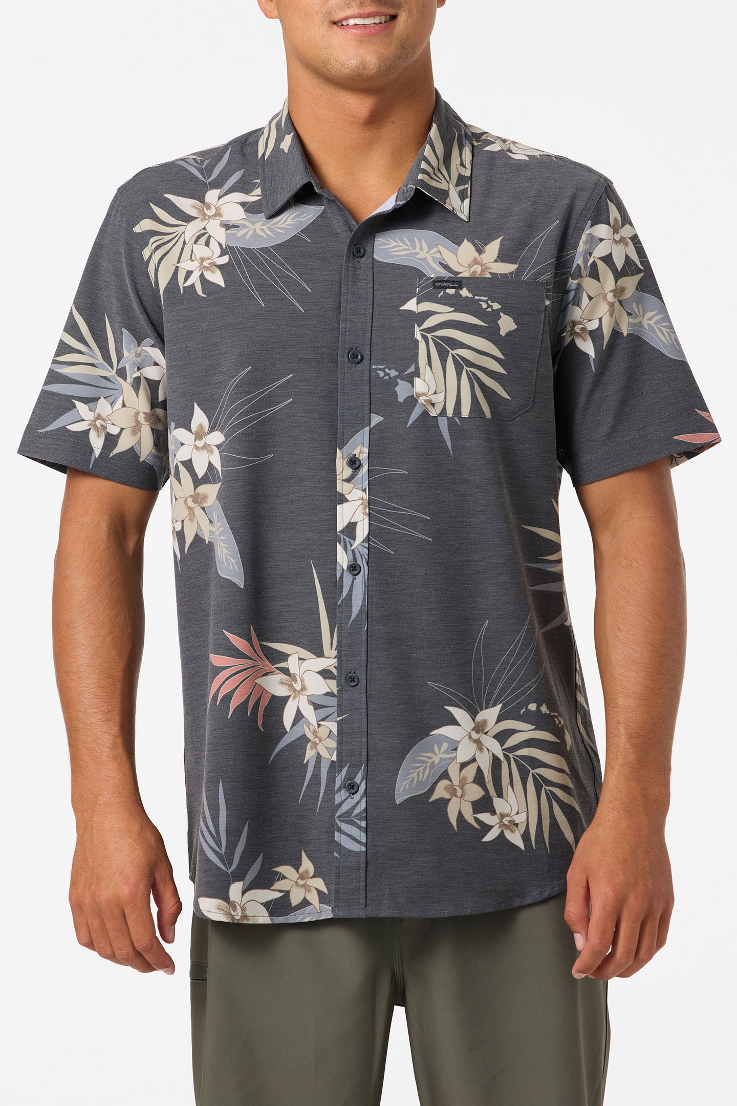 TRVLR Upf Traverse Hawaii Shirt - Black | O'Neill