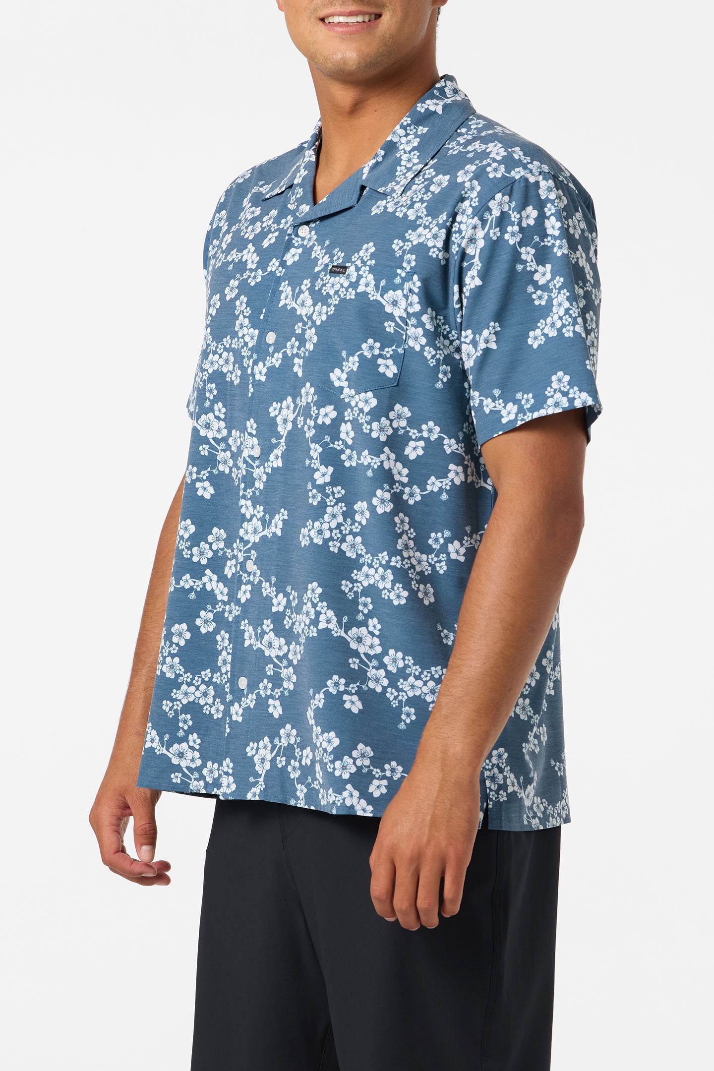 M*a様 mare Roll Up Half Sleeve Shirts　ネイビ TRVLR Upf Traverse Hawaii Shirt - Midnight Navy | O'Neill
