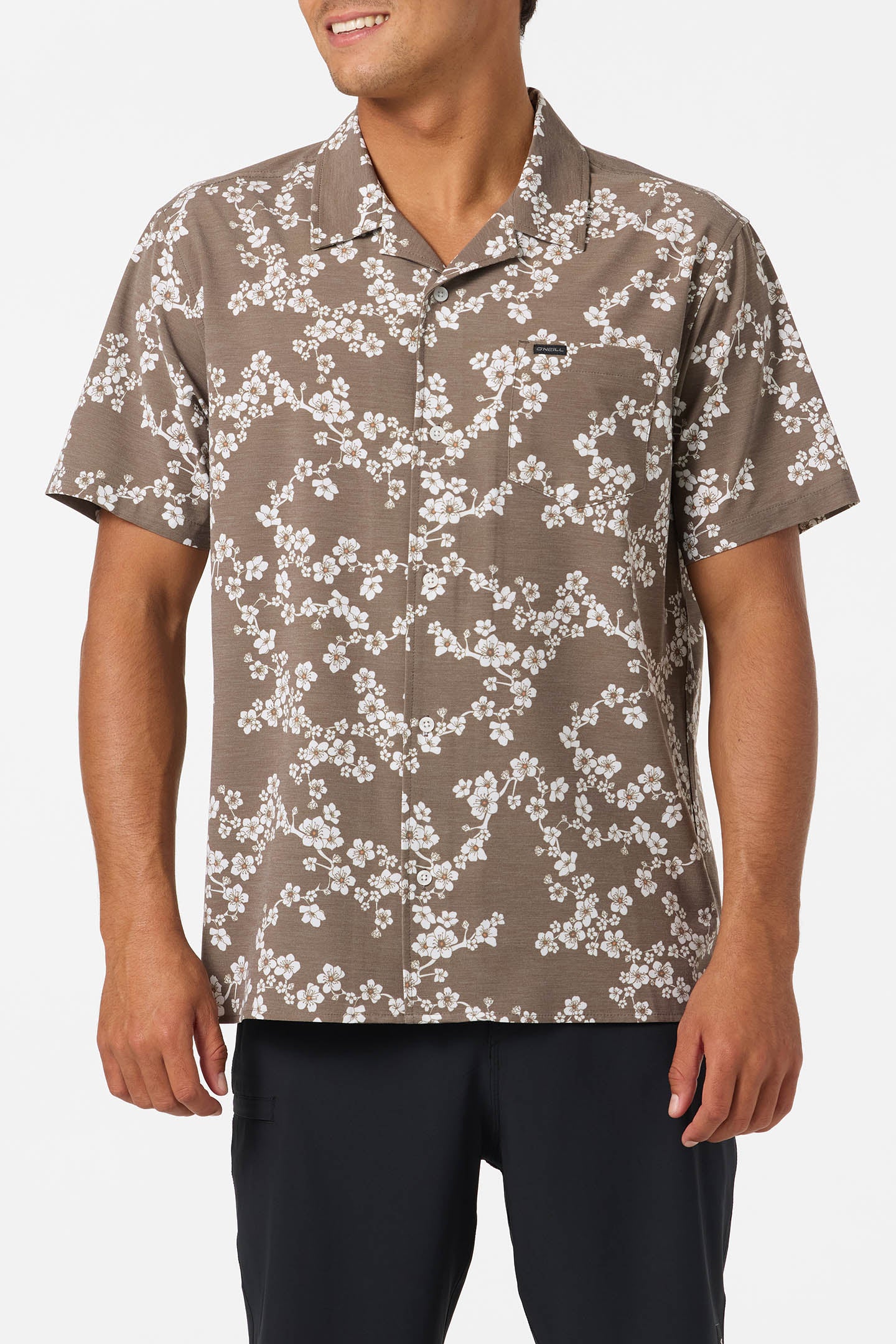 TRVLR Upf Traverse Hawaii Shirt - Teak | O'Neill