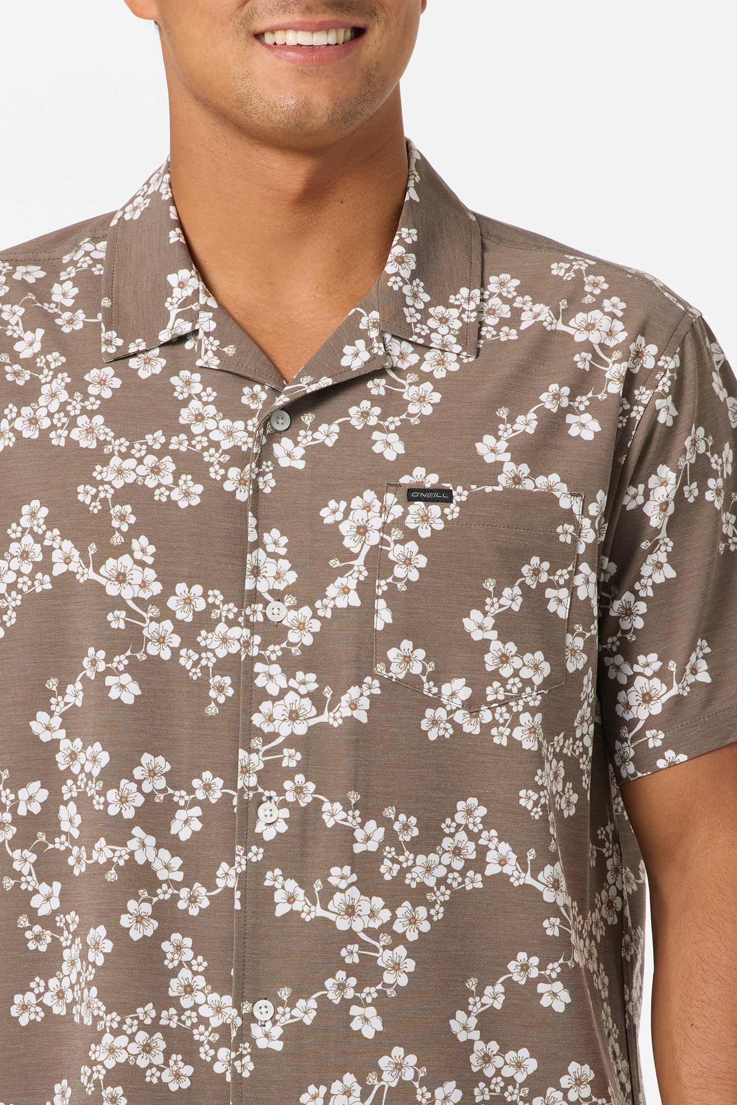 TRVLR Upf Traverse Hawaii Shirt - Teak | O'Neill