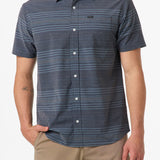 TRVLR UPF Traverse Stripe Standard Fit Shirt - Black | O'Neill
